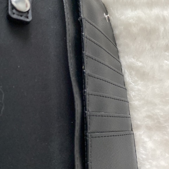 Nine West Crossbody Flap Wallet - Black - Picture 11 of 12